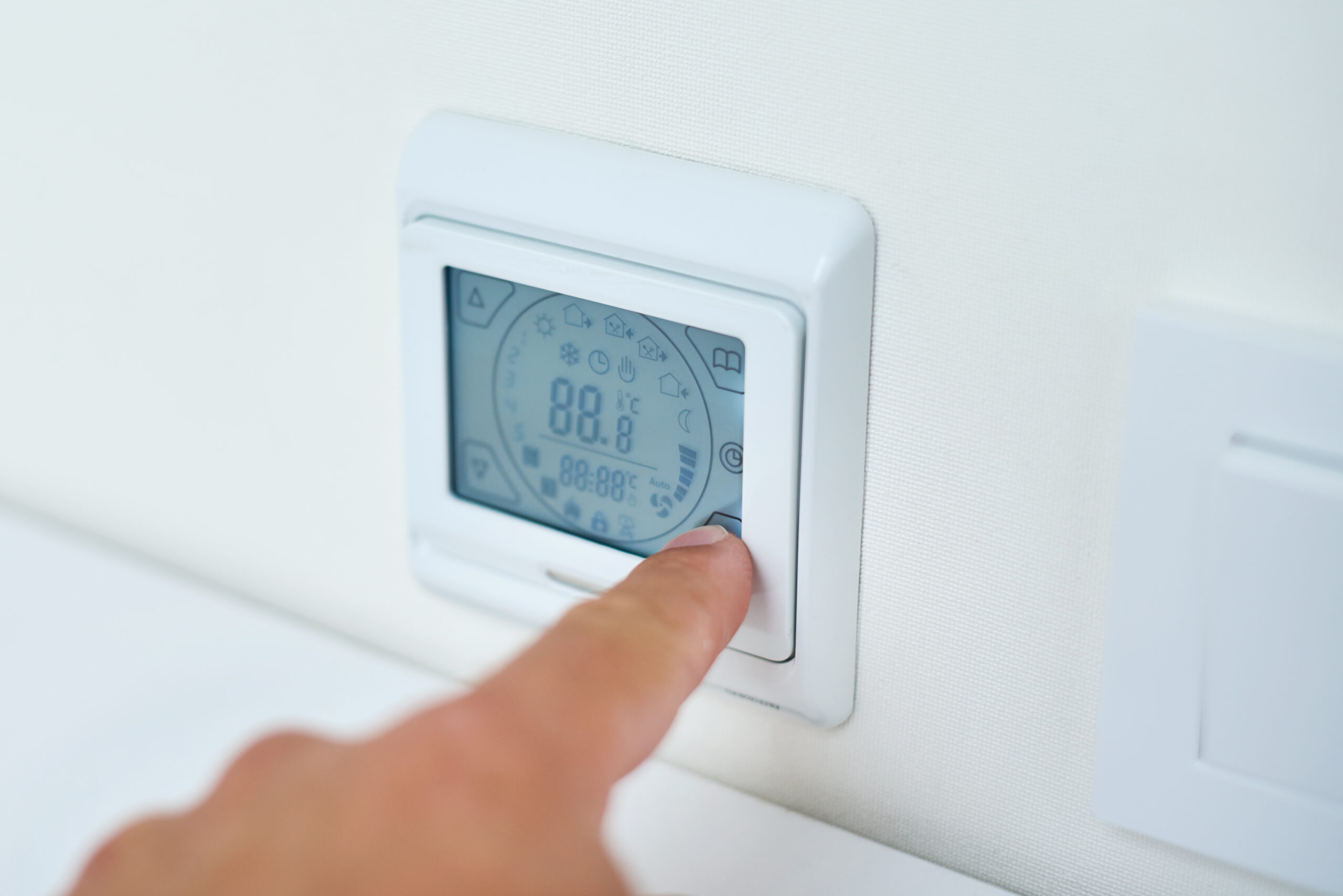 Dijital dokunmatik ısıtma kontrol termostatı